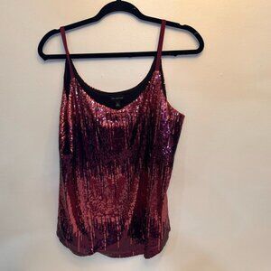 The Limited New Sparkle Top Womens Pink Large